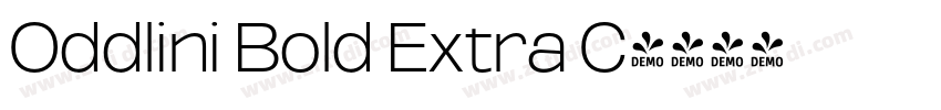 Oddlini Bold Extra C字体转换